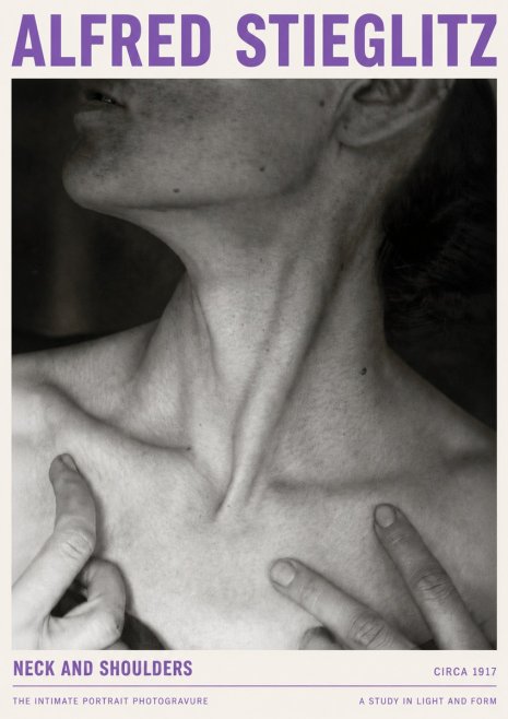Alfred Stieglitz Neck and Shoulders No4 - Plakát