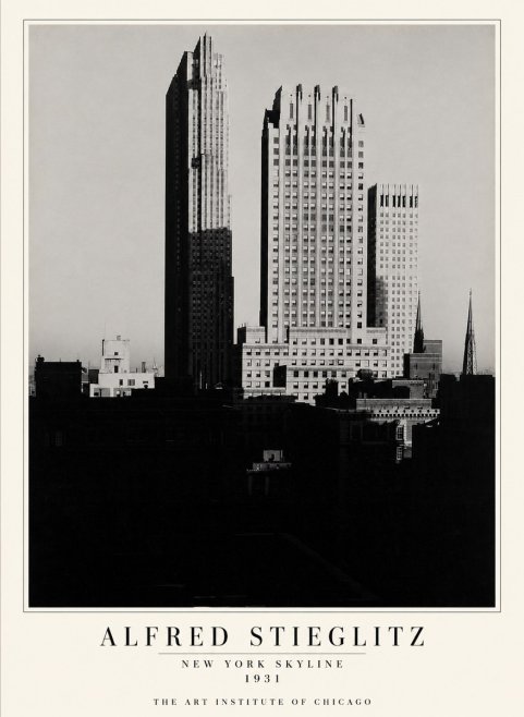 Alfred Stieglitz New York Skyline No1 - Plakát