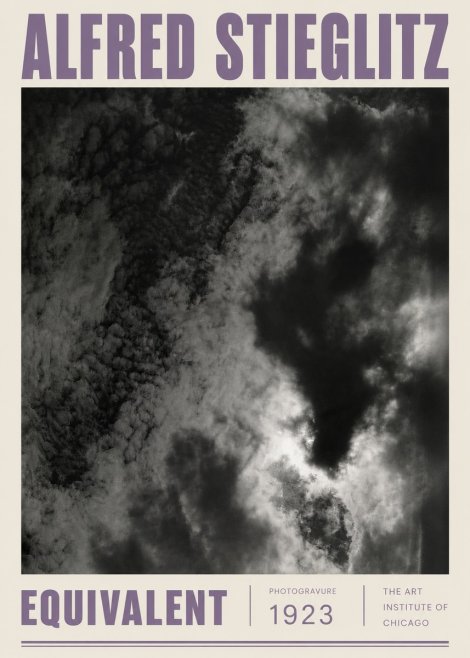 Alfred Stieglitz Equivalent V No5 - Plakát