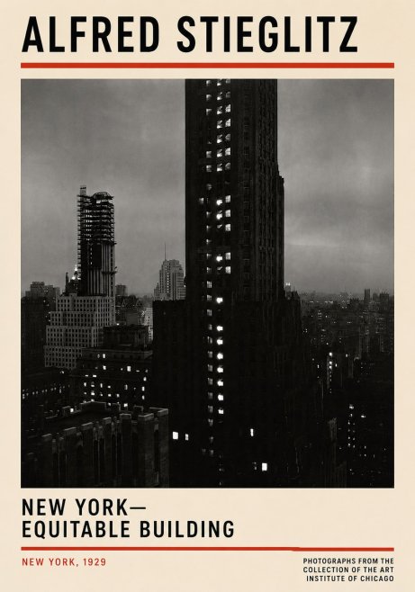 Alfred Stieglitz New York—equitable Building No6 - Plakát