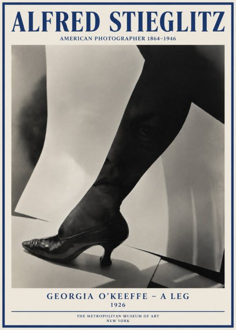 Alfred Stieglitz Georgia O'keeffe – a Leg No4 - Plakát