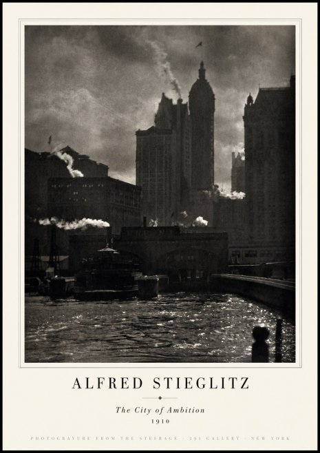 Alfred Stieglitz The City. New York No5 - Plakát