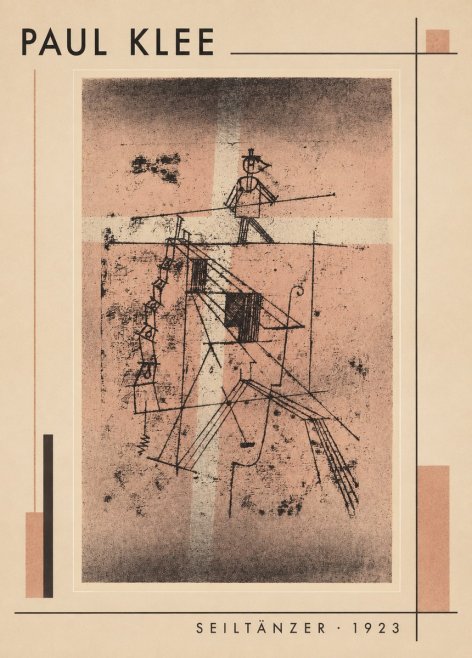 Paul Klee Seiltänzer III No1 - Plakát