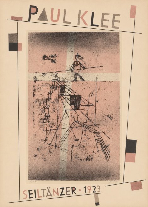 Paul Klee Seiltänzer III No5 - Plakát