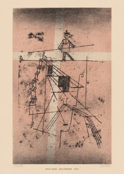 Paul Klee Seiltänzer III No6 - Plakát