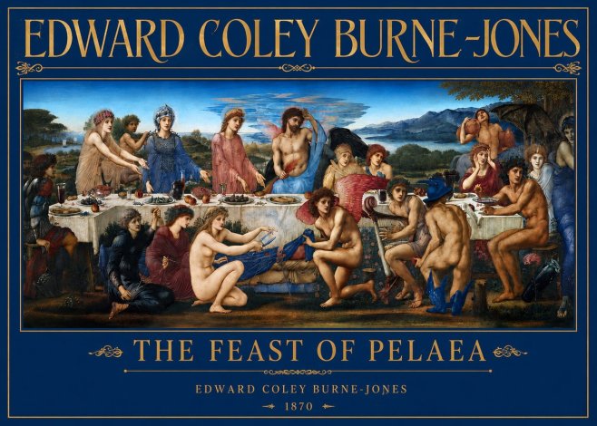 Edward Burne-Jones The Feast of Pelaea No2 - Plakát
