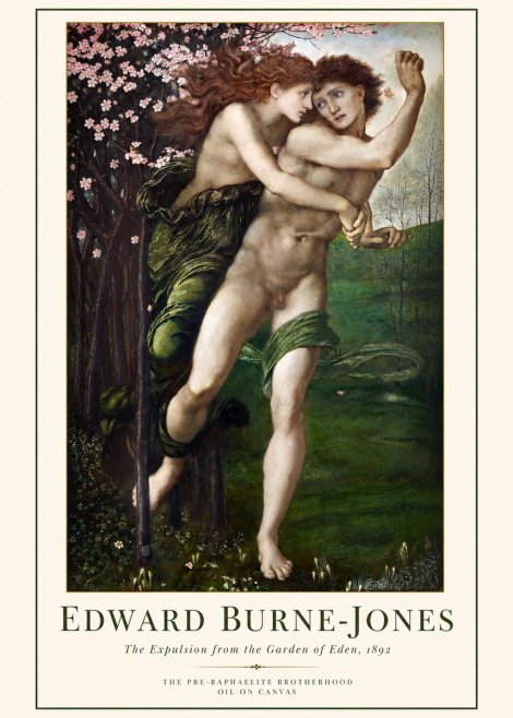 Edward Burne-Jones Springtime and the Spring No6 - Plakát