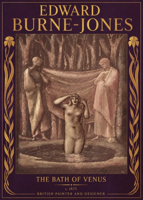 Edward Burne-Jones The Bath of Venus No2 - Plakát