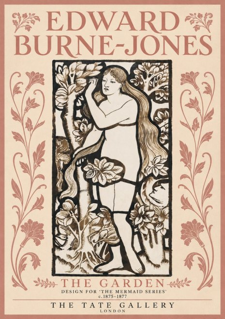 Edward Burne-Jones The Garden No3 - Plakát