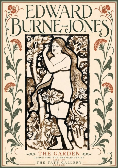 Edward Burne-Jones The Garden No5 - Plakát
