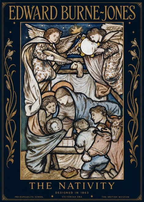 Edward Burne-Jones The Nativity No3 - Plakát