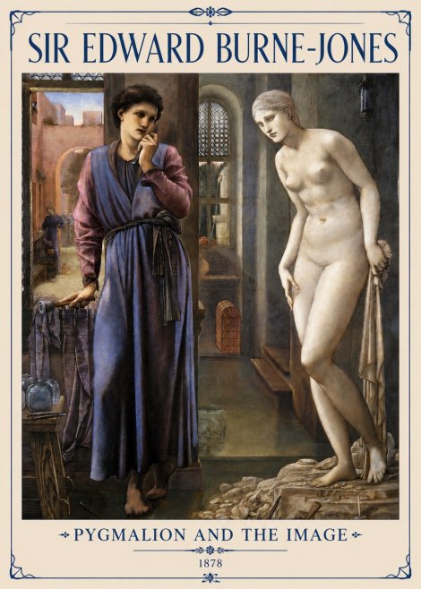 Edward Burne-Jones Pygmalion and the Image No6 - Plakát