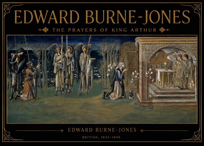 Edward Burne-Jones The Prayers of King Arthur No3 - Plakát