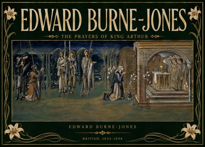 Edward Burne-Jones The Prayers of King Arthur No6 - Plakát