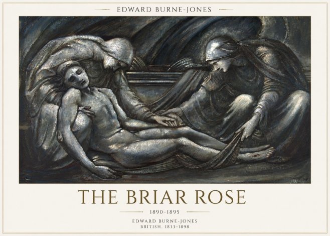 Edward Burne-Jones The Briar Rose No1 - Plakát