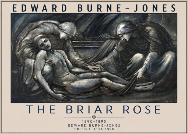 Edward Burne-Jones The Briar Rose No3 - Plakát