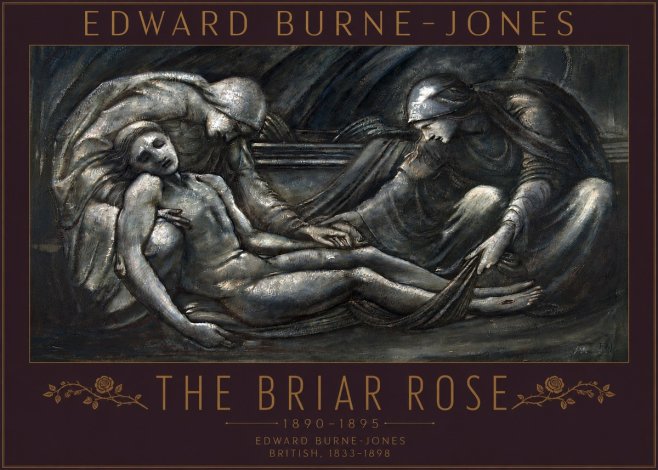 Edward Burne-Jones The Briar Rose No5 - Plakát