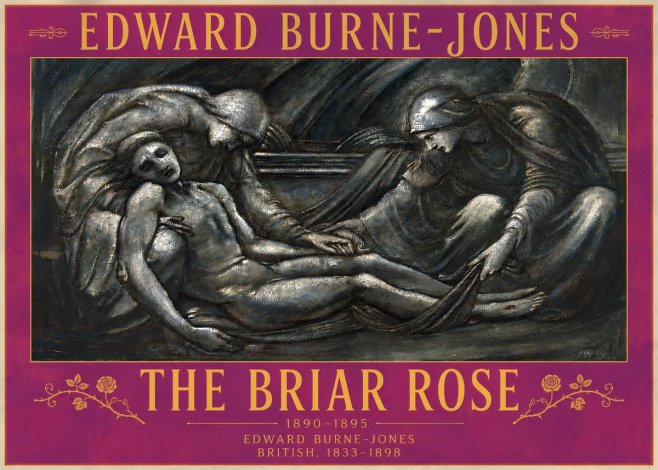 Edward Burne-Jones The Briar Rose No6 - Plakát