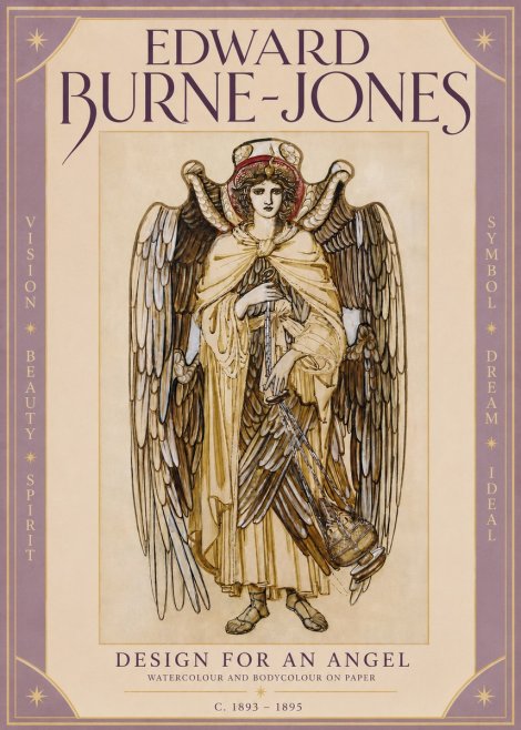 Edward Burne-Jones Design for an Angel No3 - Plakát