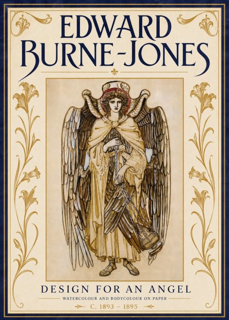 Edward Burne-Jones Design for an Angel No6 - Plakát