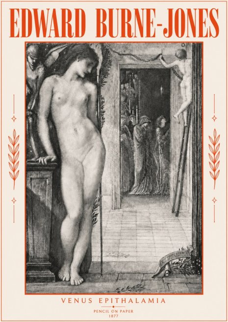 Edward Burne-Jones Venus Epithalamia No5 - Plakát