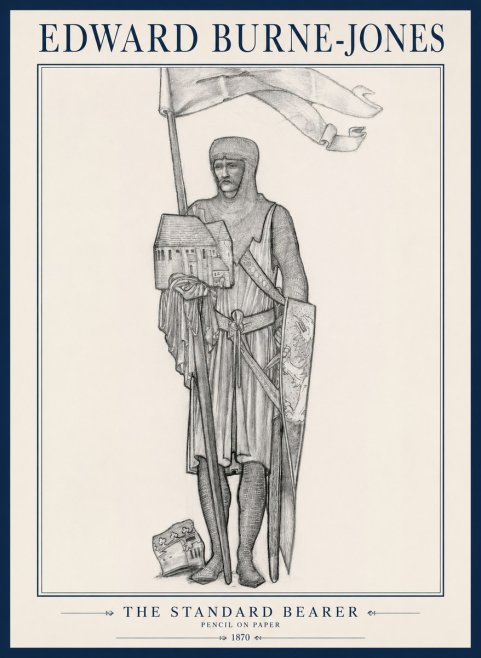 Edward Burne-Jones The Standard Bearer No1 - Plakát