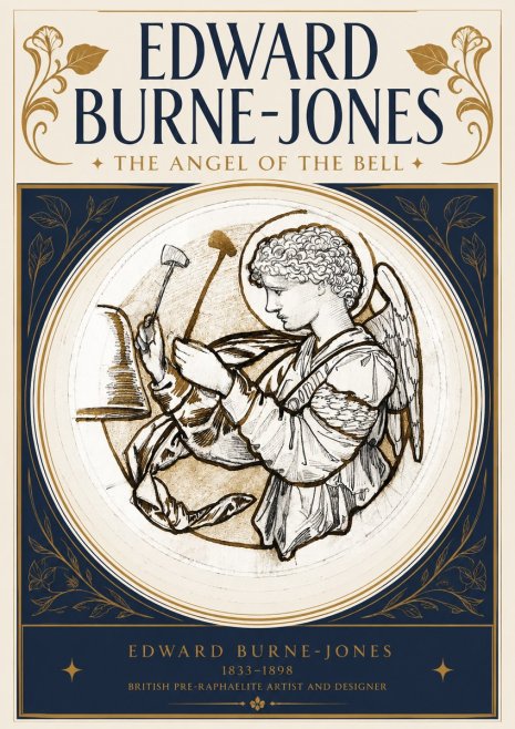 Edward Burne-Jones The Angel of the Bell No3 - Plakát
