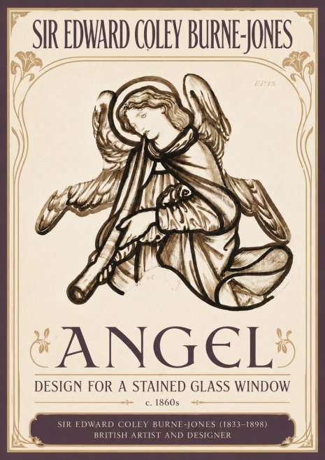 Edward Burne-Jones Angel No4 - Plakát
