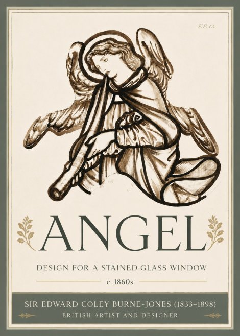 Edward Burne-Jones Angel No6 - Plakát