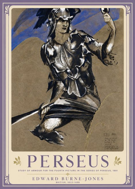 Edward Burne-Jones Perseus No4 - Plakát