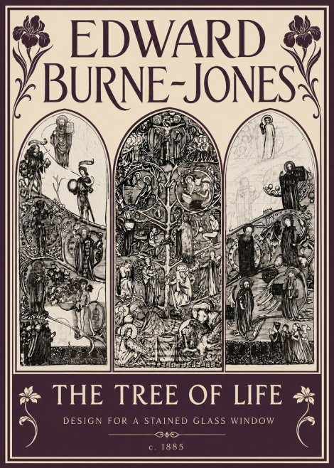 Edward Burne-Jones The Tree of Life No6 - Plakát