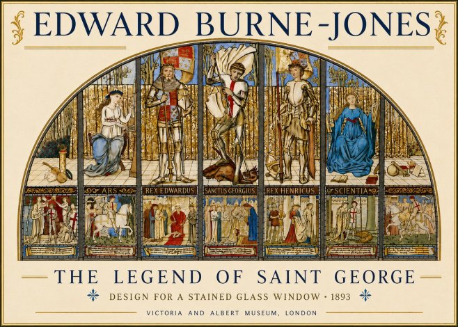 Edward Burne-Jones The Legend of Saint George No6 - Plakát