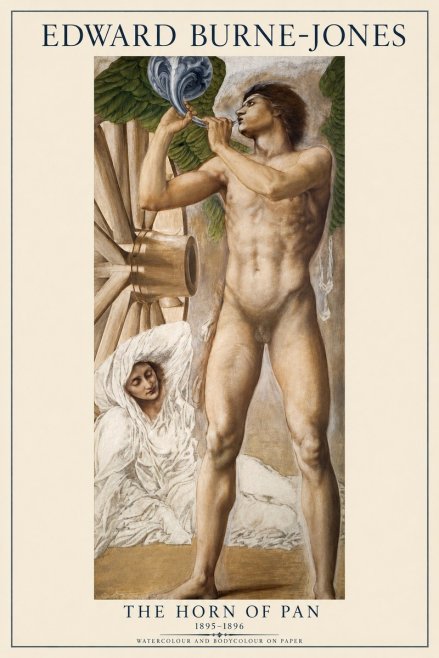Edward Burne-Jones The Hour of the Soul No2 - Plakát