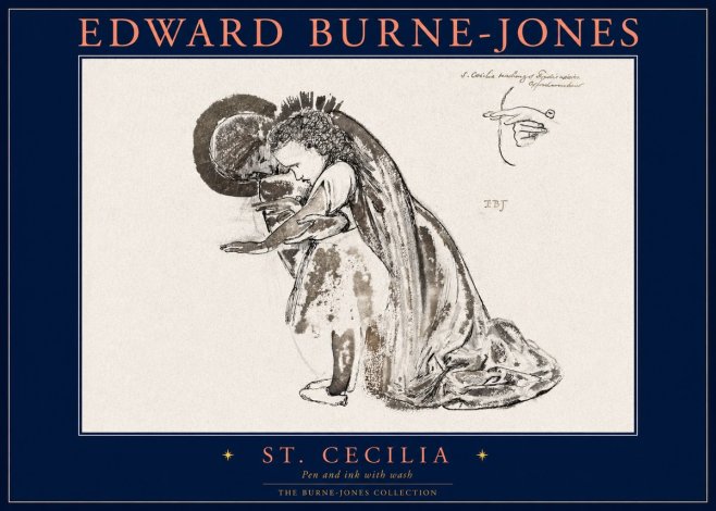 Edward Burne-Jones St. Cecilia No2 - Plakát