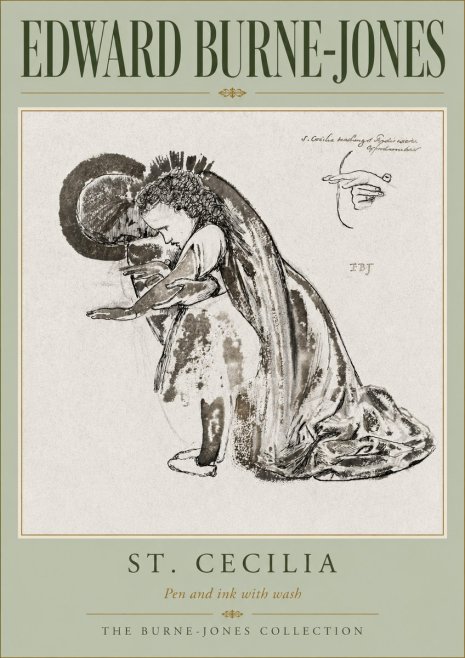 Edward Burne-Jones St. Cecilia No5 - Plakát