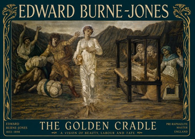 Edward Burne-Jones The Golden Cradle No4 - Plakát