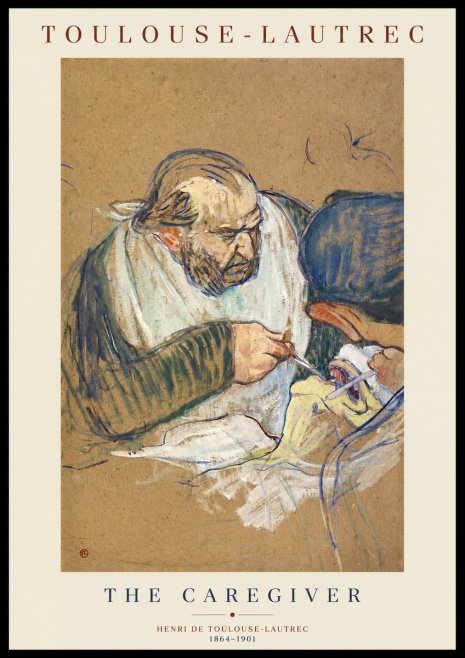 Toulouse-Lautrec The Caregiver No1 - Plakát