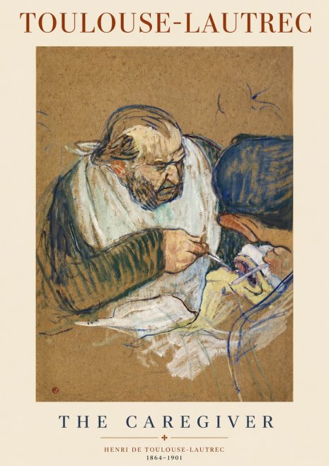 Toulouse-Lautrec The Caregiver No3 - Plakát