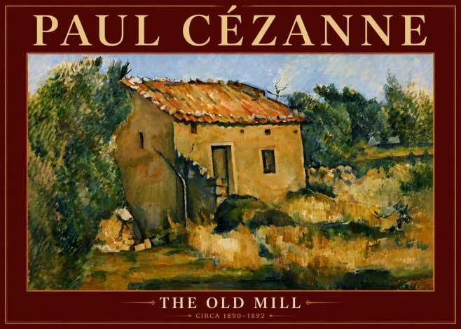 Paul Cézanne The Old Mill No5 - Plakát