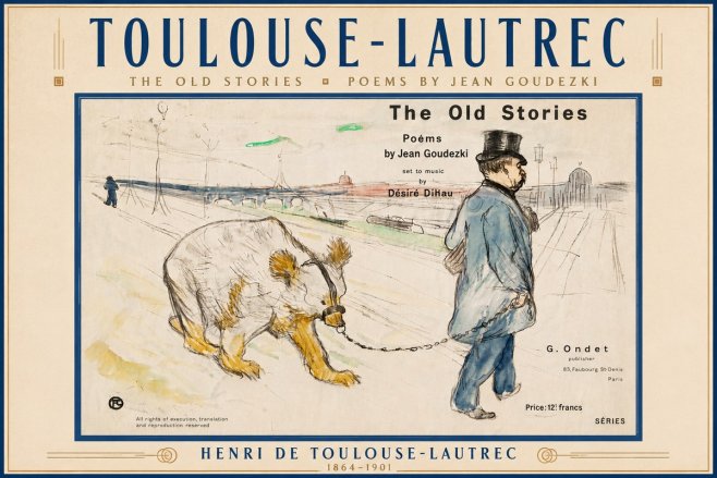 Toulouse-Lautrec Les Vieilles Histoires II No6 - Plakát