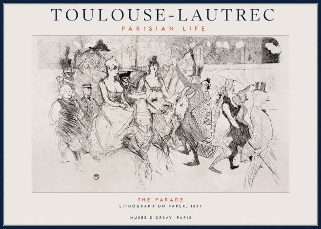 Toulouse-Lautrec The Parade No1 - Plakát