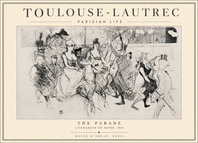 Toulouse-Lautrec The Parade No6 - Plakát