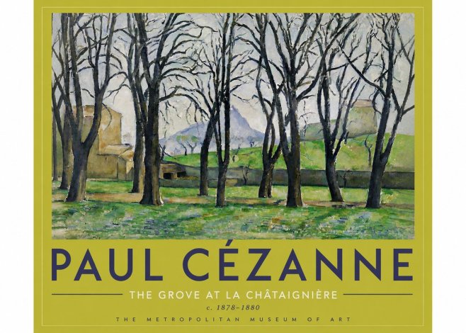 Paul Cézanne The Grove at La Châtaignière No5 - Plakát