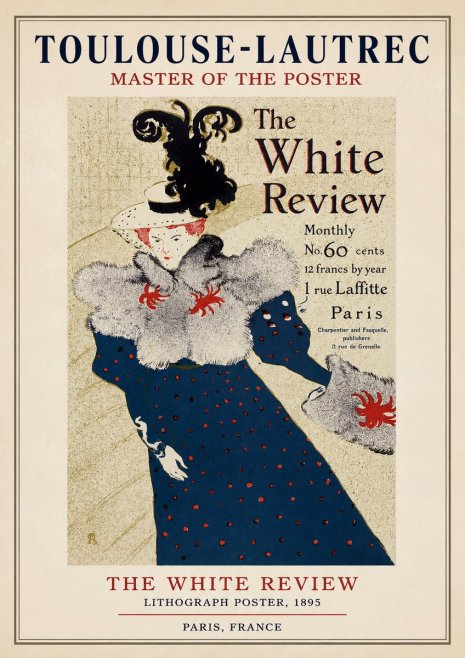 Toulouse-Lautrec The White Review No1 - Plakát
