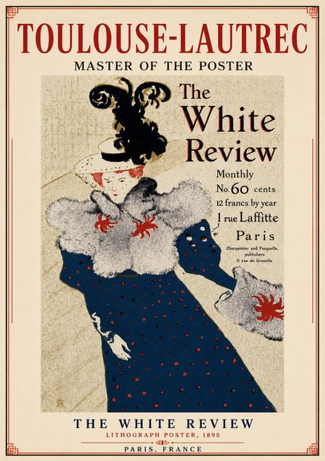 Toulouse-Lautrec The White Review No4 - Plakát
