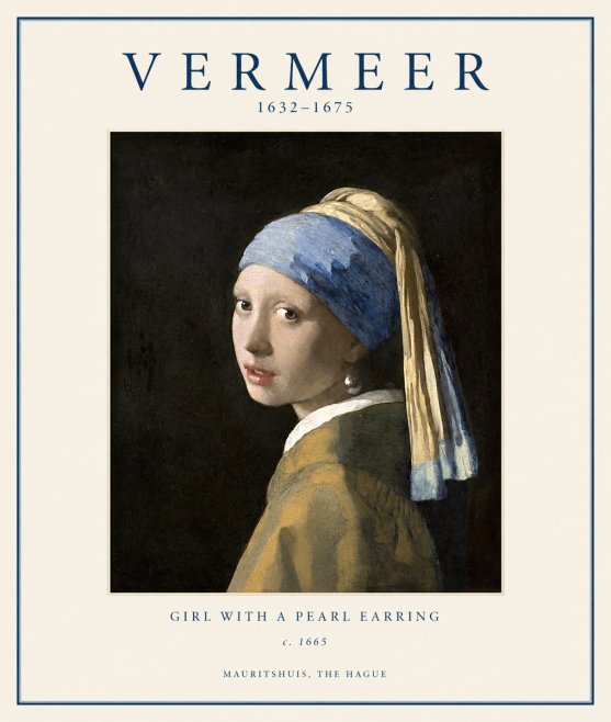 Vermeer Girl with a Pearl Earring II No1 - Plakát