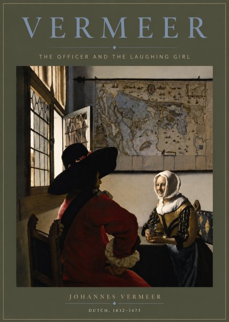 Vermeer The Officer and the Laughing Girl No6 - Plakát