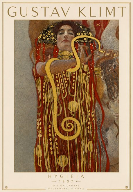 Klimt Hygeia No4 - Plakát