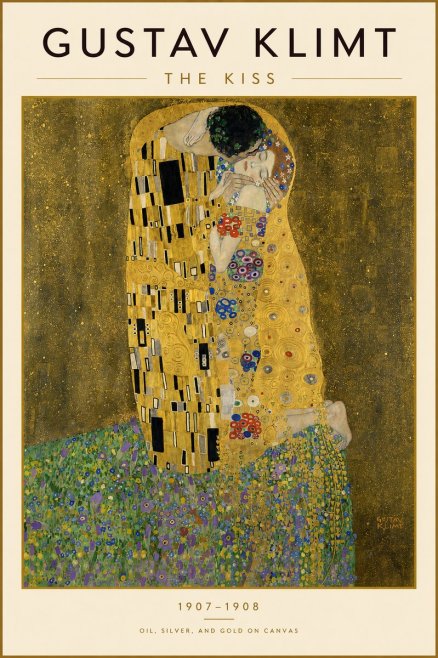 Klimt The Kiss No5 - Plakát