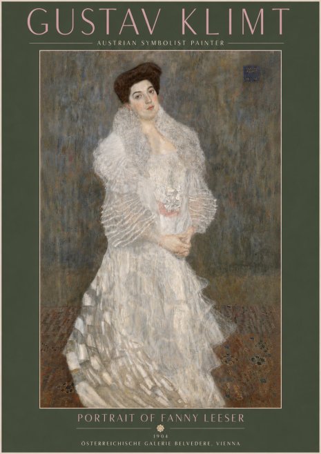 Klimt Portrait of Fanny Leeser No5 - Plakát